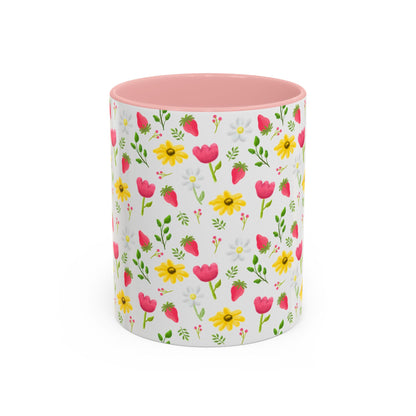 Berry Floral Coffee Mug