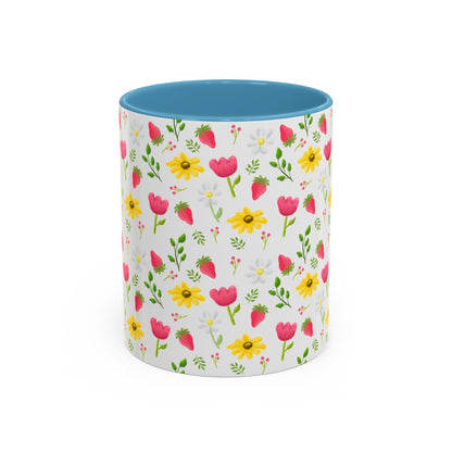 Berry Floral Coffee Mug