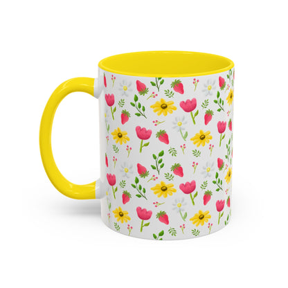Berry Floral Coffee Mug