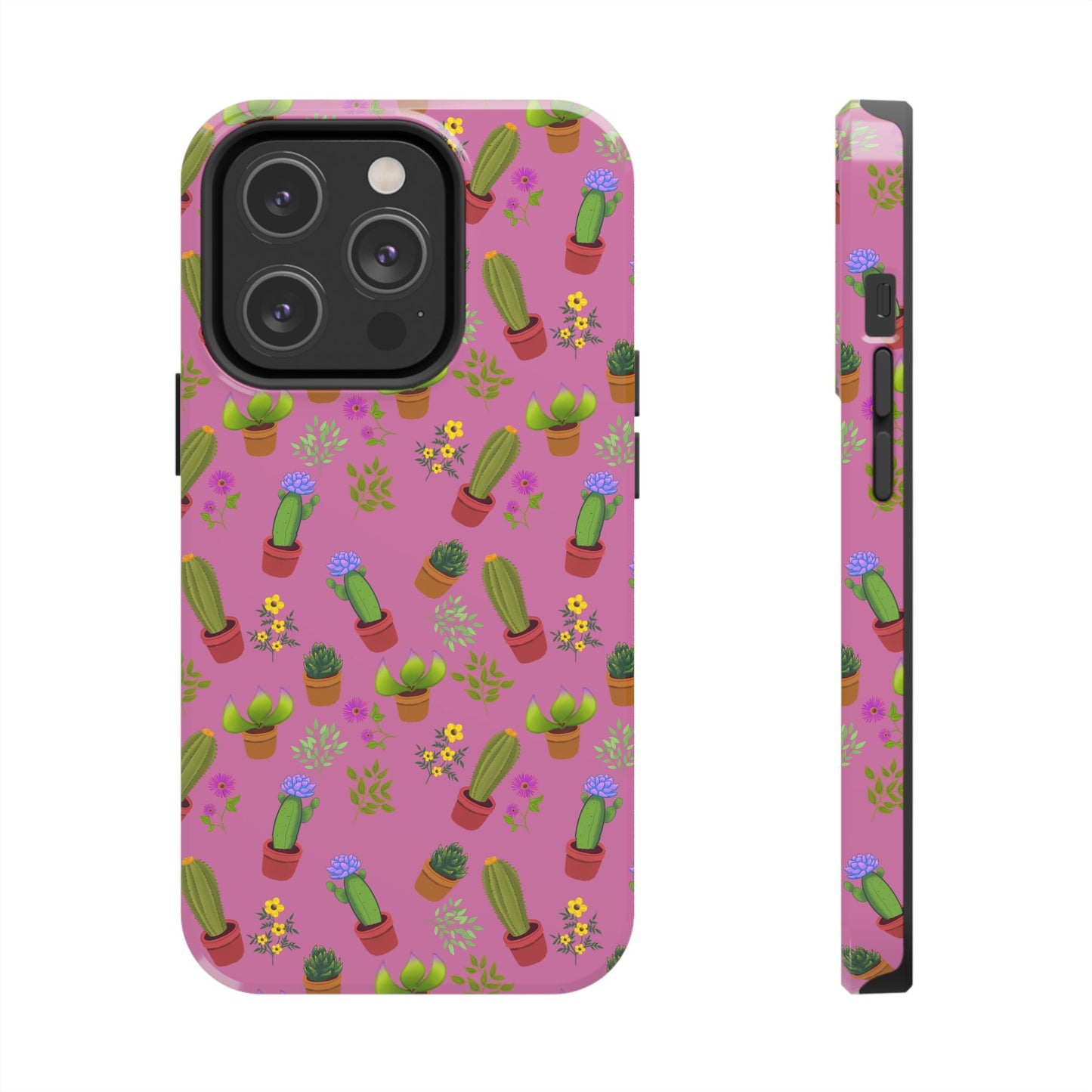 Pink Cactus and Friends Phone Case