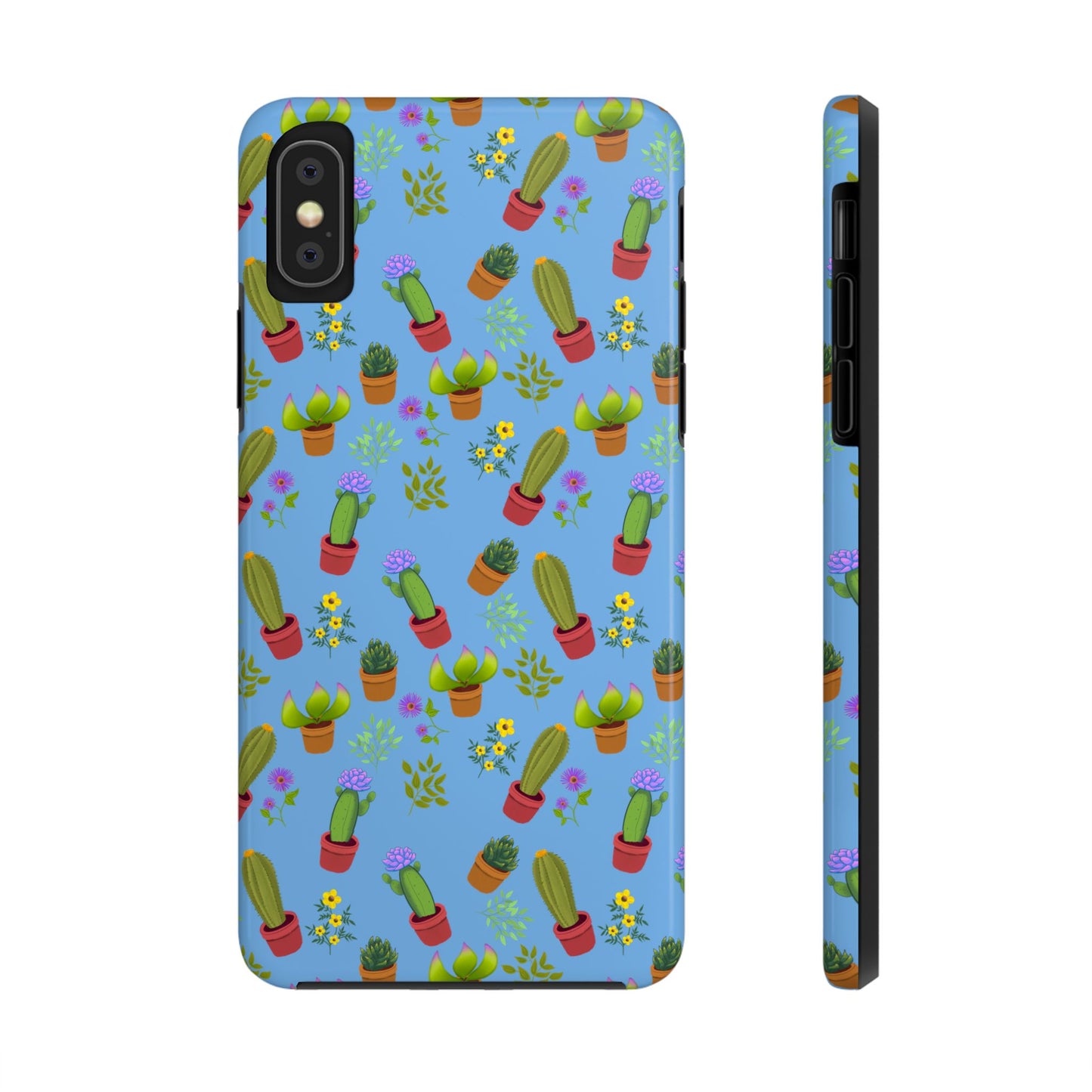 Blue Cactus and Friends Phone Case