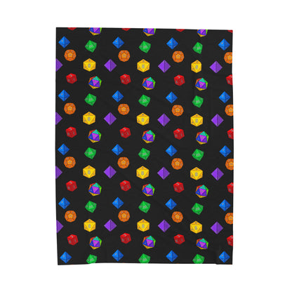 Pride Check Velveteen Plush Blanket