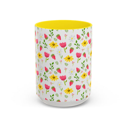 Berry Floral Coffee Mug