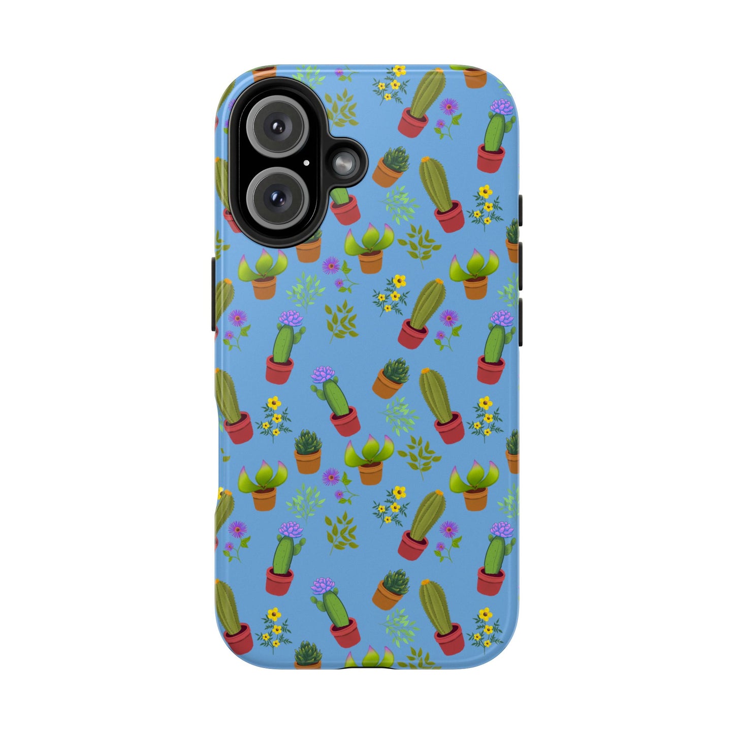 Blue Cactus and Friends Phone Case