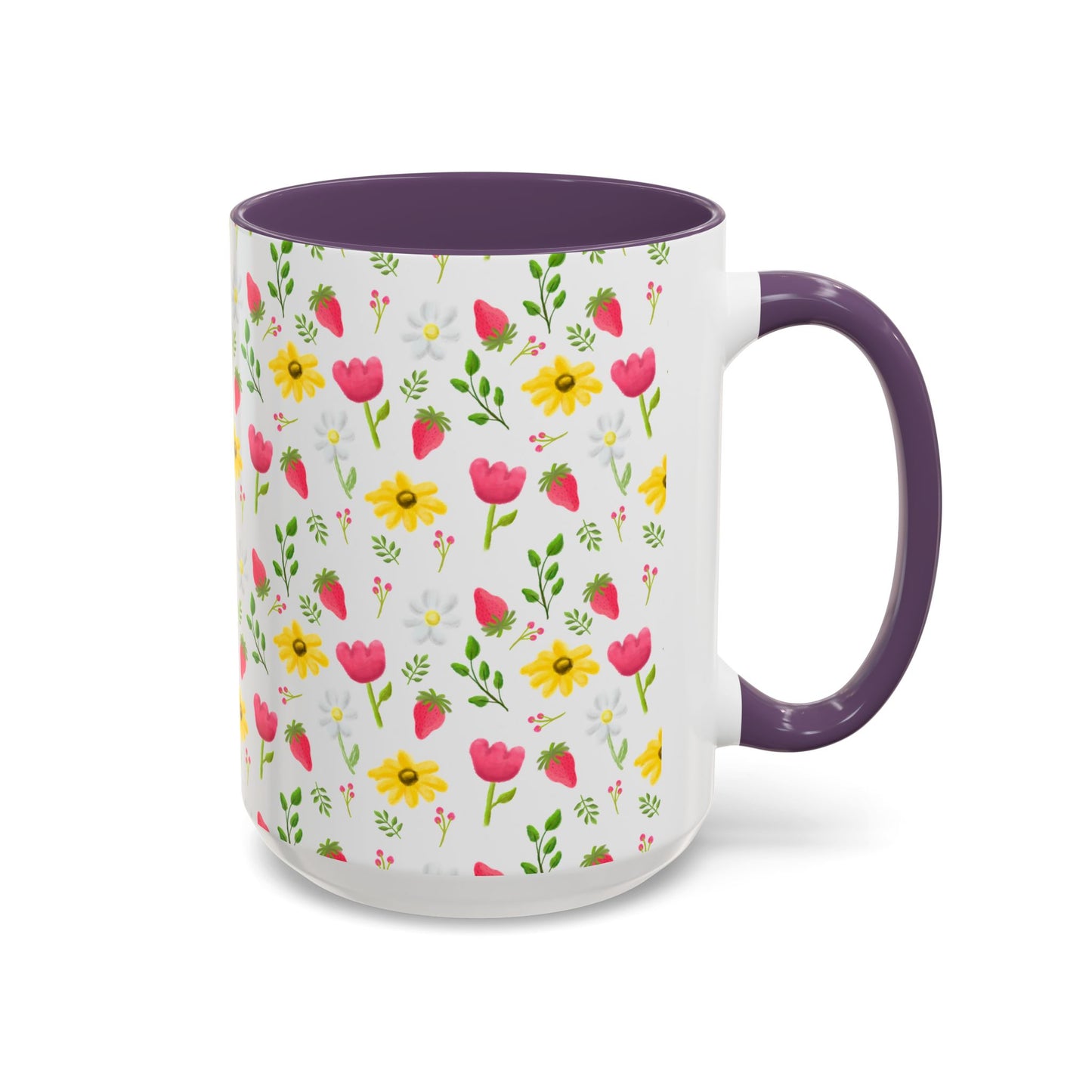 Berry Floral Coffee Mug