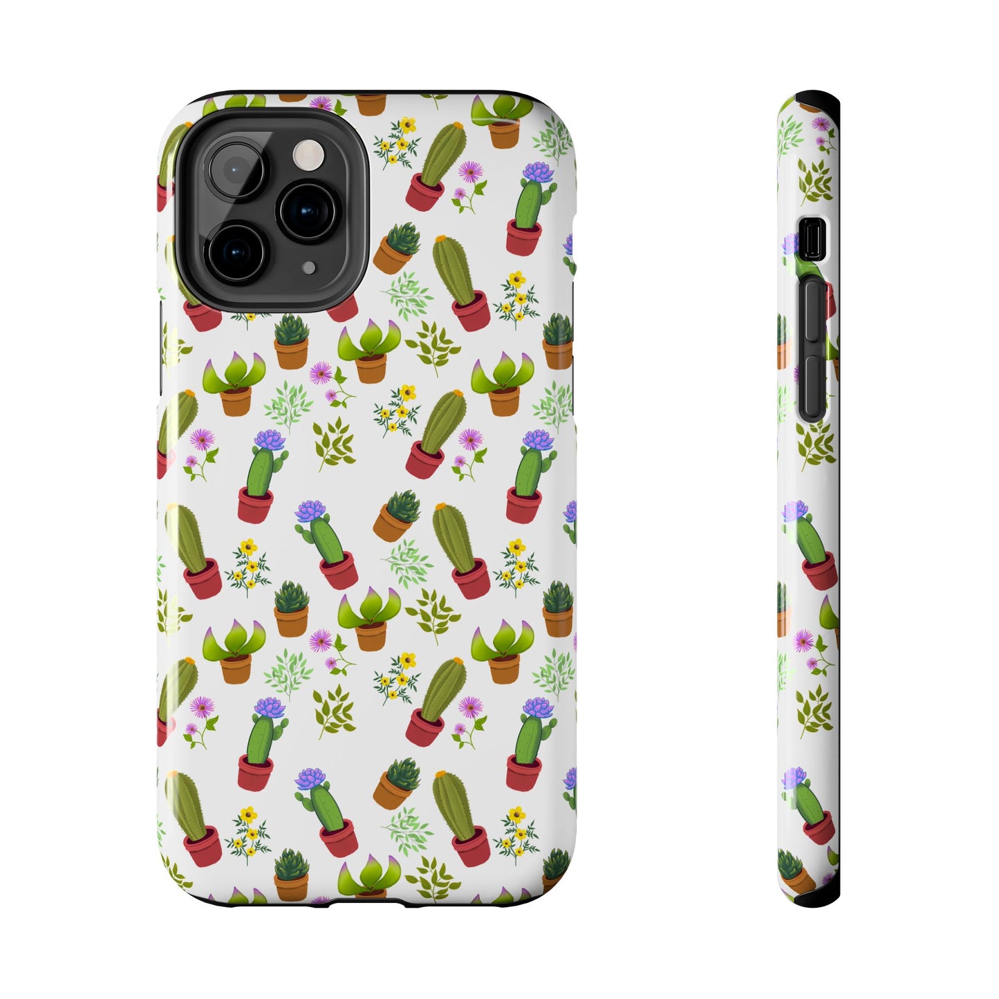 Cactus and Friends Phone Case - White