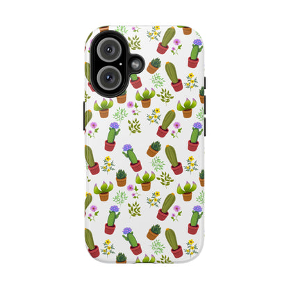 Cactus and Friends Phone Case - White