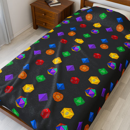 Pride Check Velveteen Plush Blanket