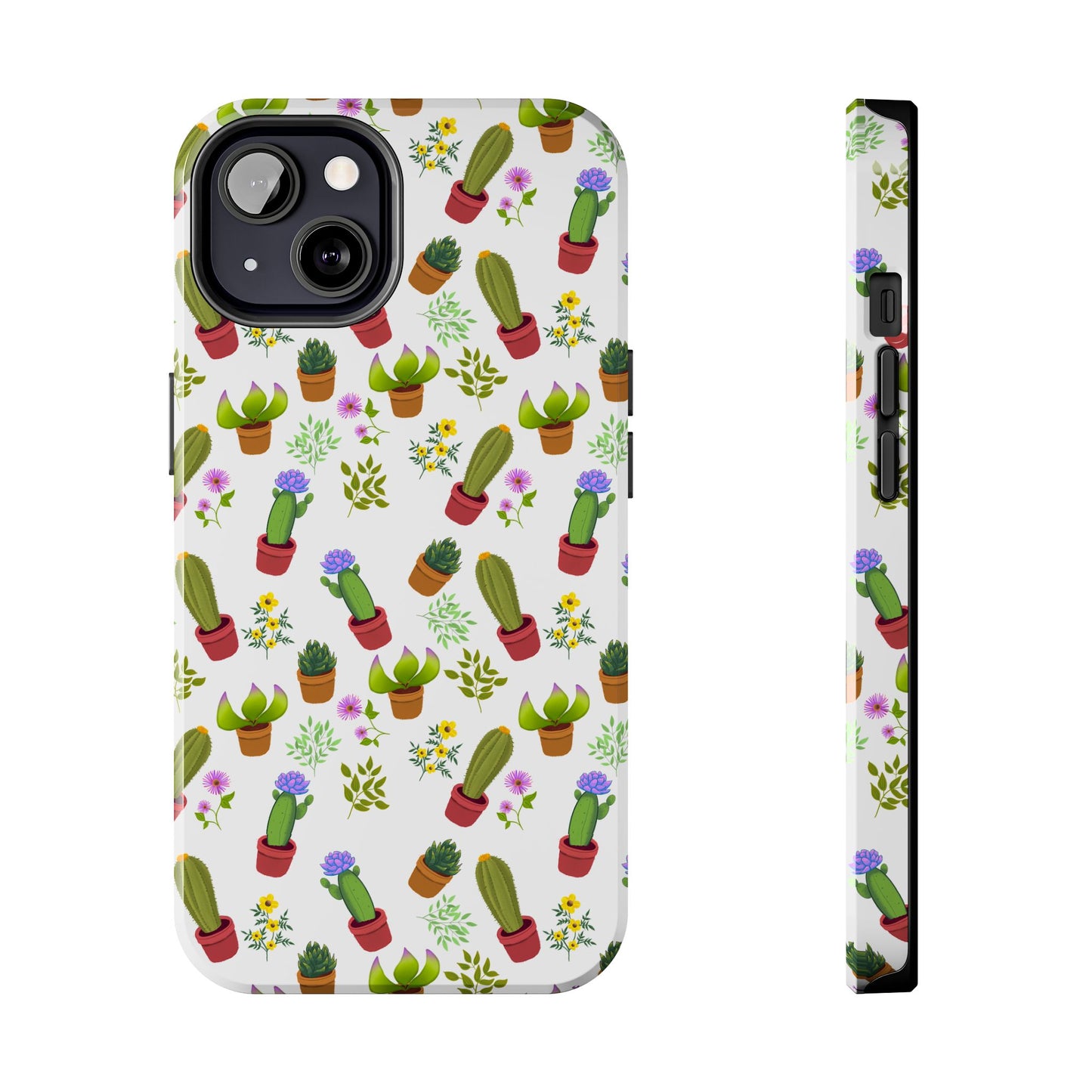 Cactus and Friends Phone Case - White