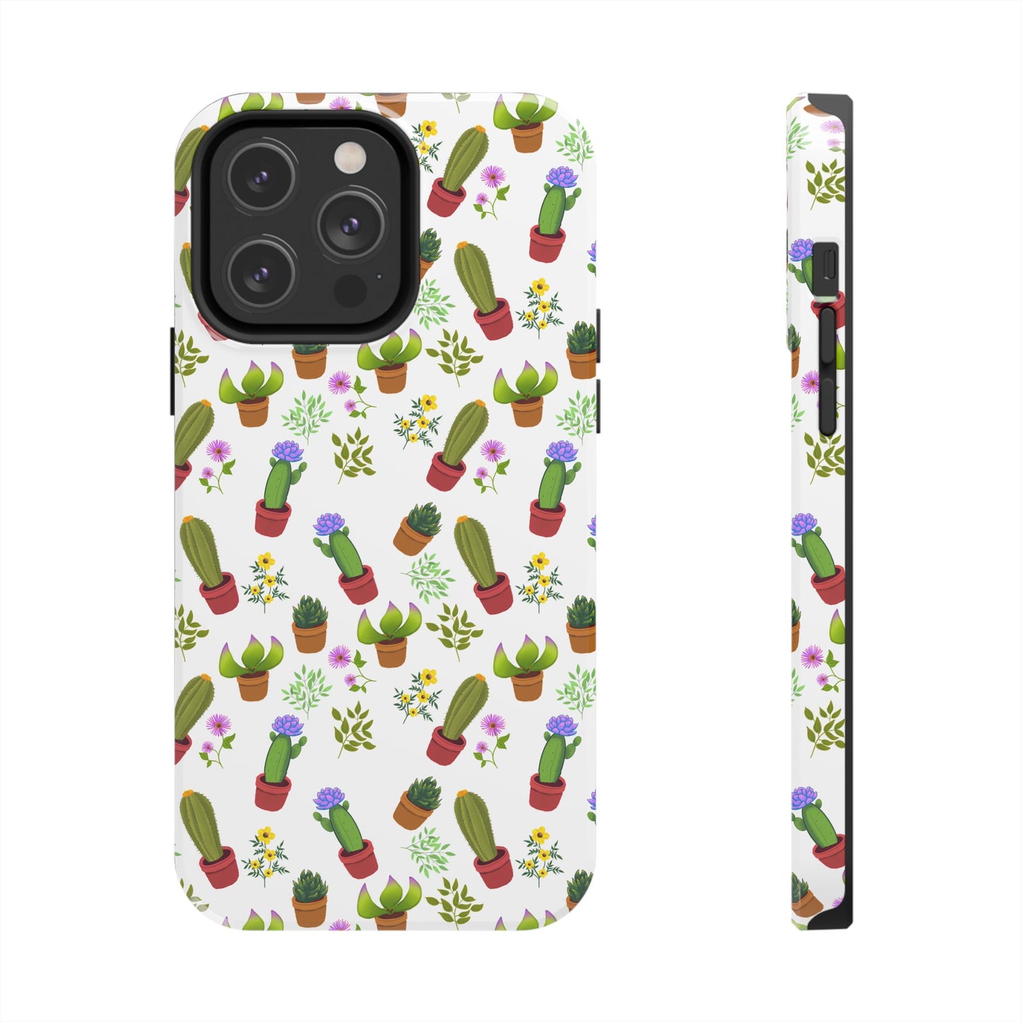 Cactus and Friends Phone Case - White