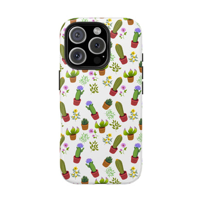 Cactus and Friends Phone Case - White