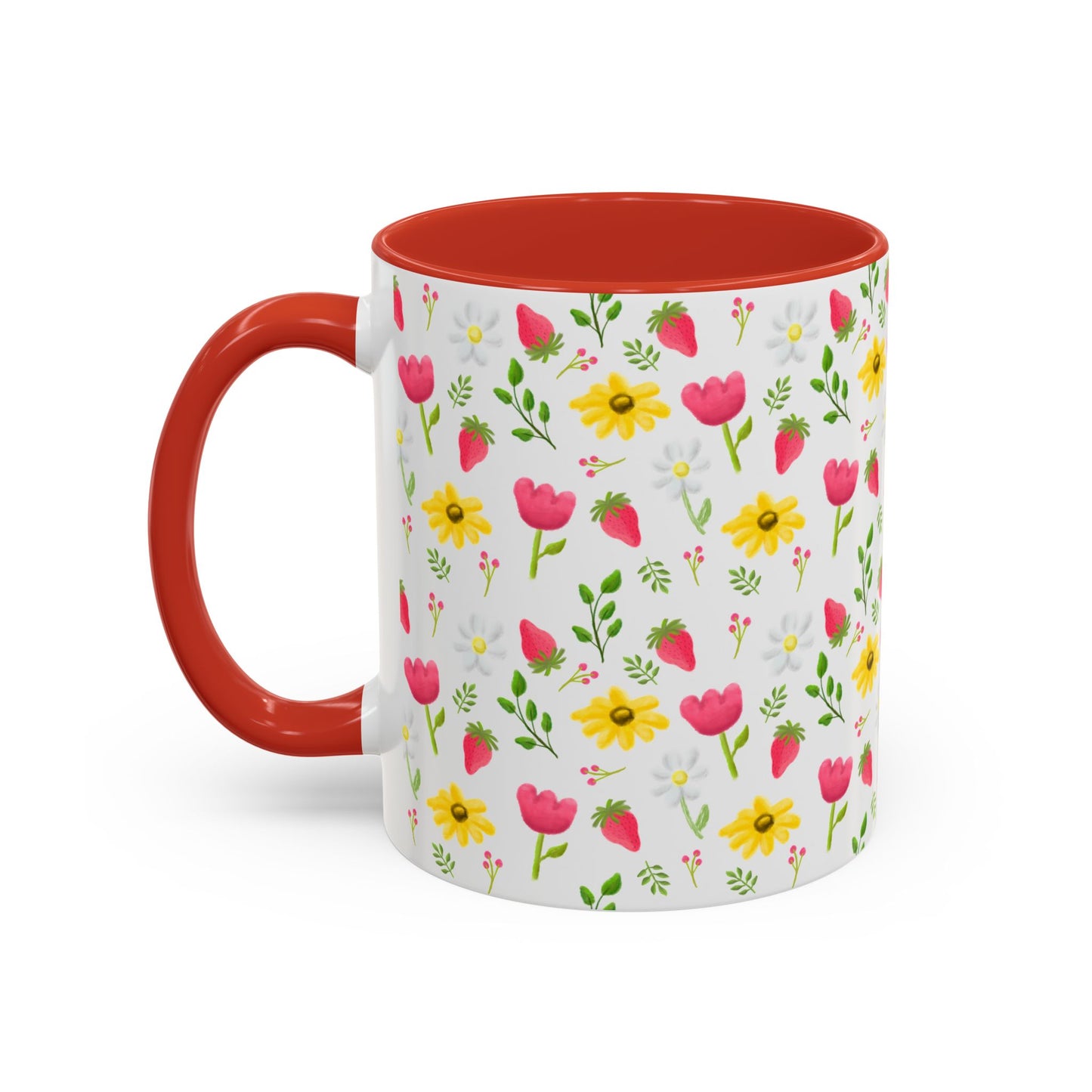 Berry Floral Coffee Mug