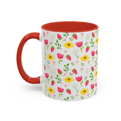 Berry Floral Coffee Mug
