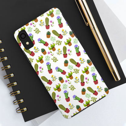 Cactus and Friends Phone Case - White