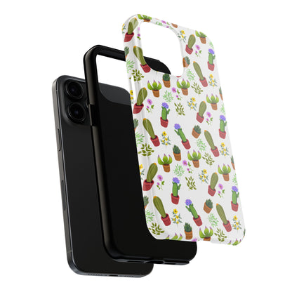 Cactus and Friends Phone Case - White