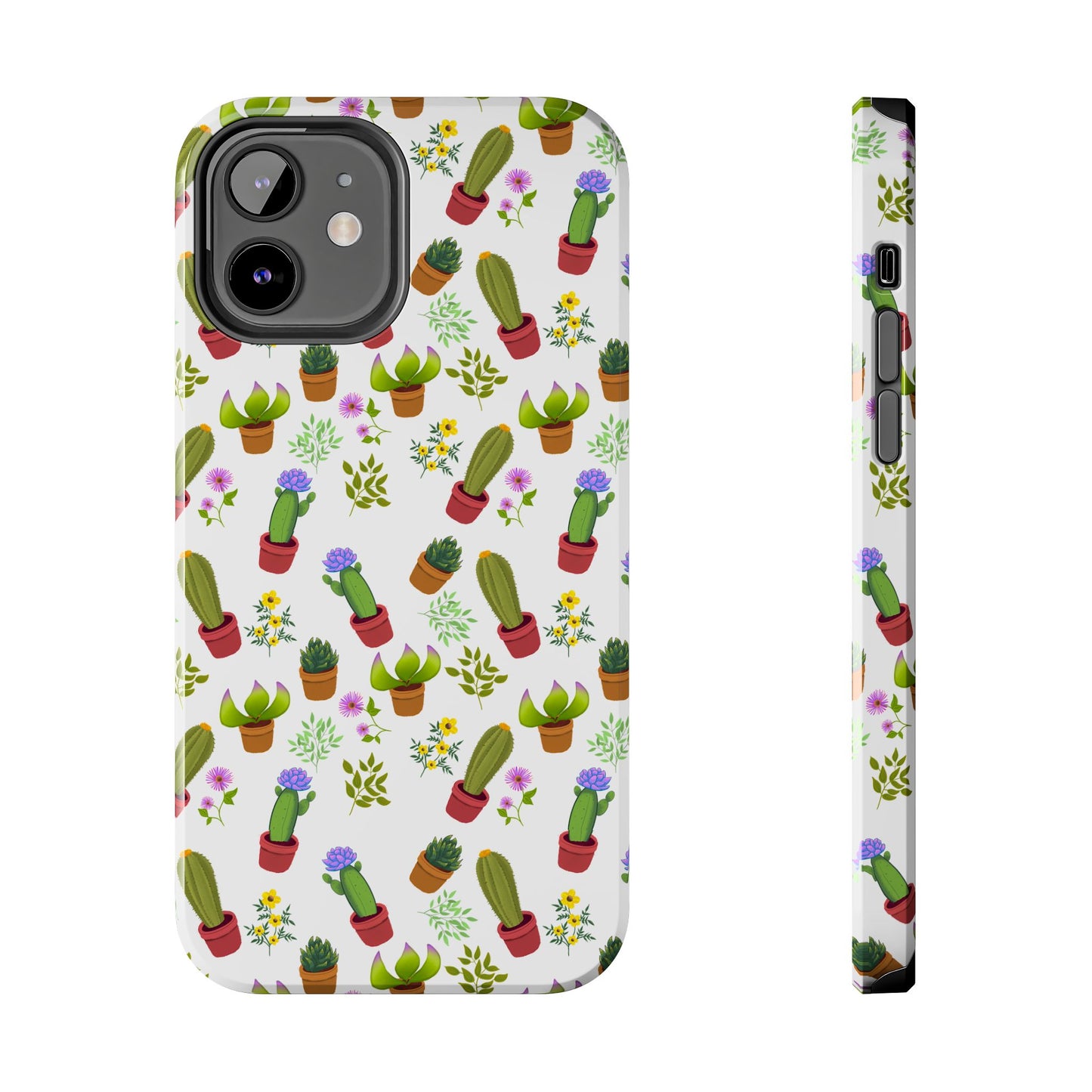 Cactus and Friends Phone Case - White
