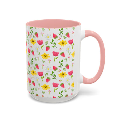 Berry Floral Coffee Mug