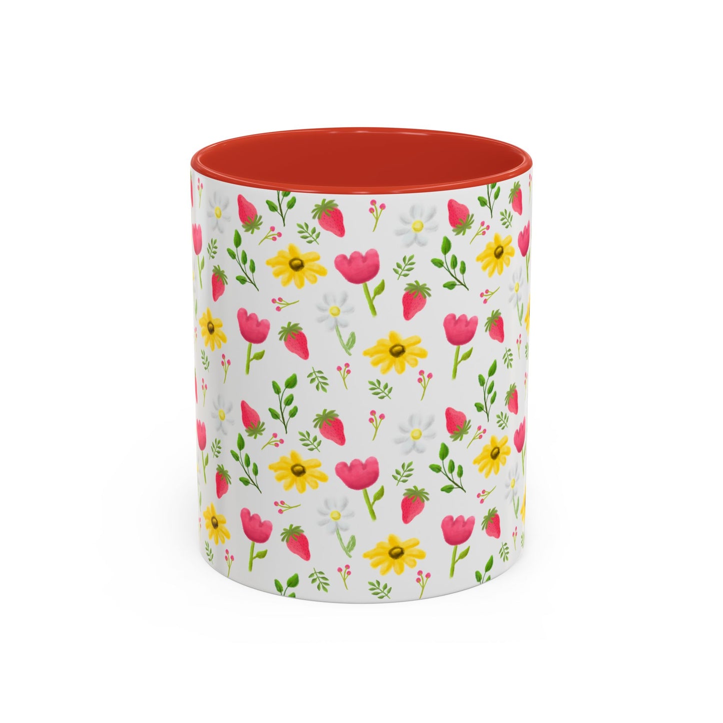 Berry Floral Coffee Mug