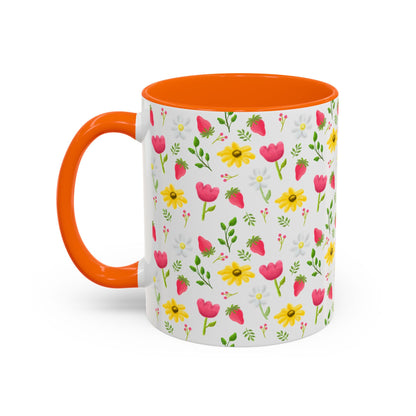 Berry Floral Coffee Mug