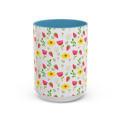 Berry Floral Coffee Mug
