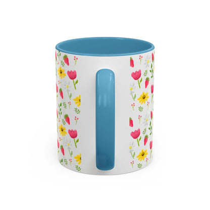Berry Floral Coffee Mug
