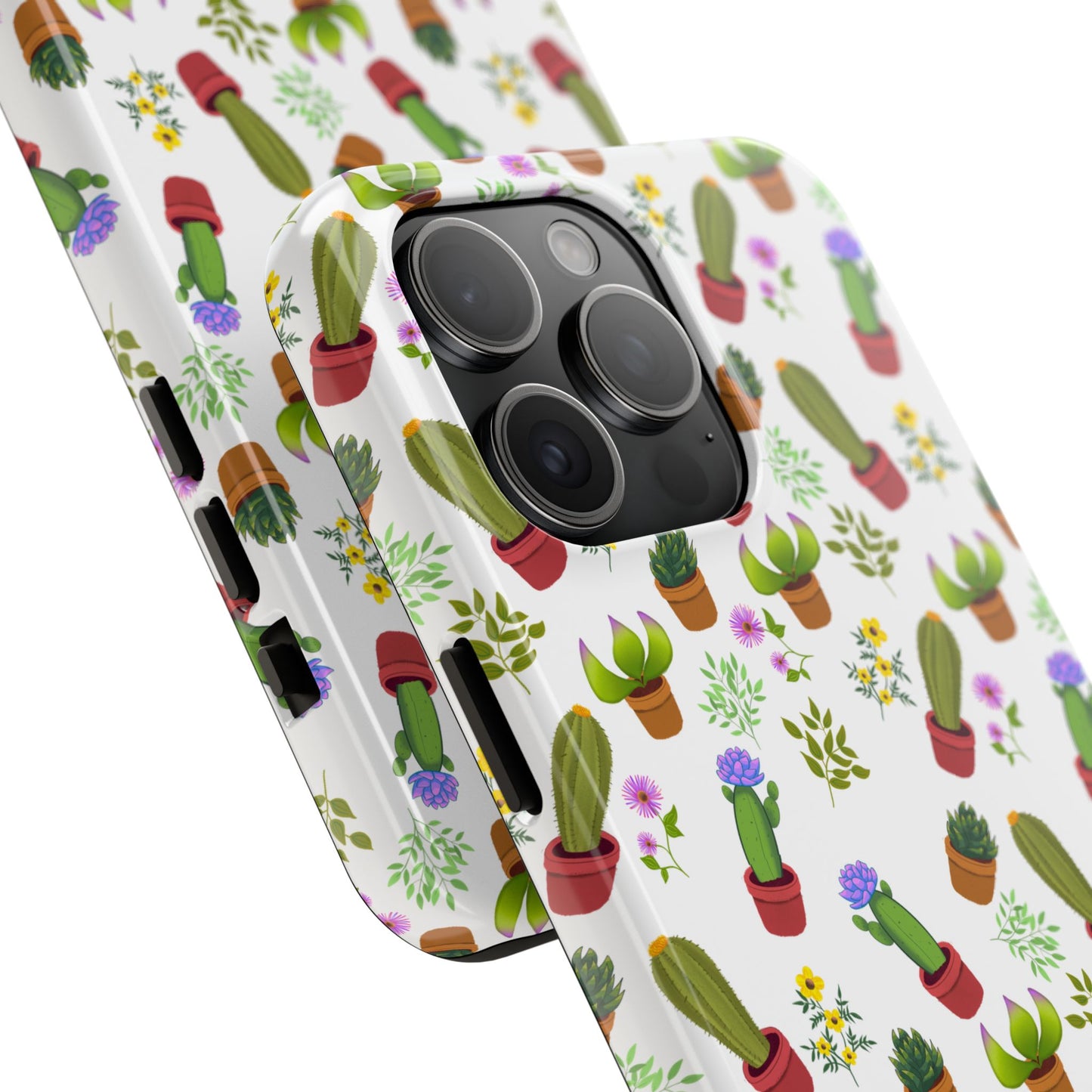 Cactus and Friends Phone Case - White