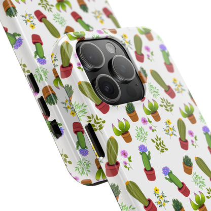 Cactus and Friends Phone Case - White
