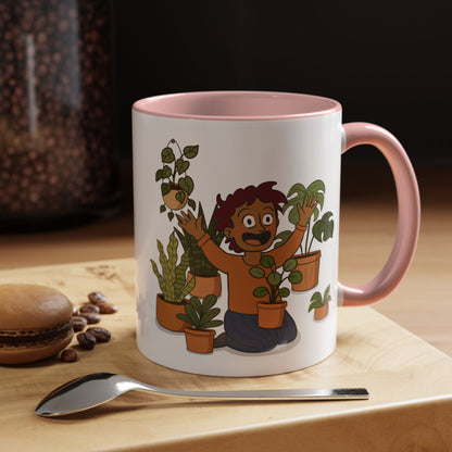 Crazy Plant Person Coffee Mug