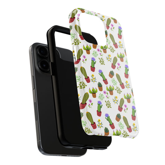 Cactus and Friends Phone Case - White