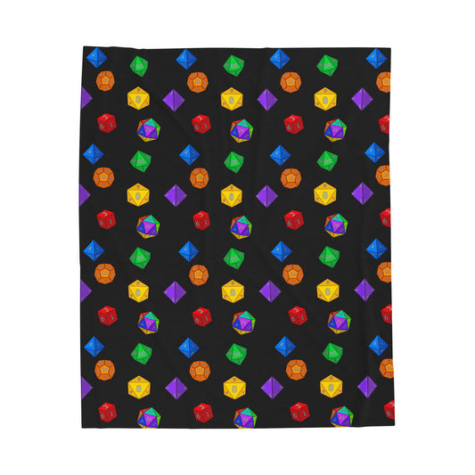 Pride Check Velveteen Plush Blanket