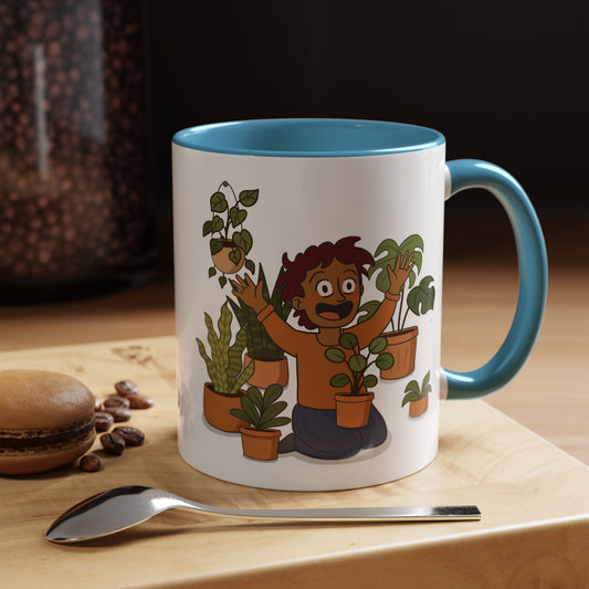Crazy Plant Person Coffee Mug