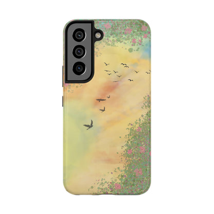 Through the Garden Window Tough Phone Case