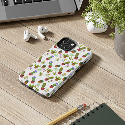 Cactus and Friends Phone Case - White
