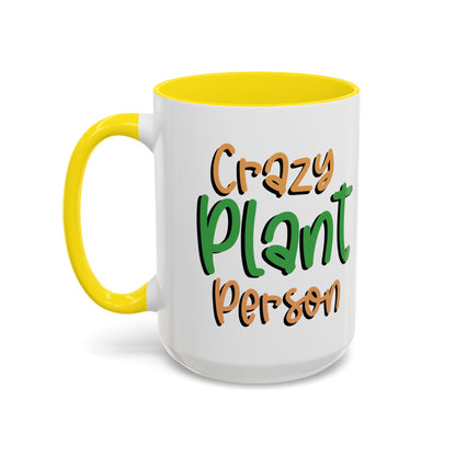 Crazy Plant Person Coffee Mug