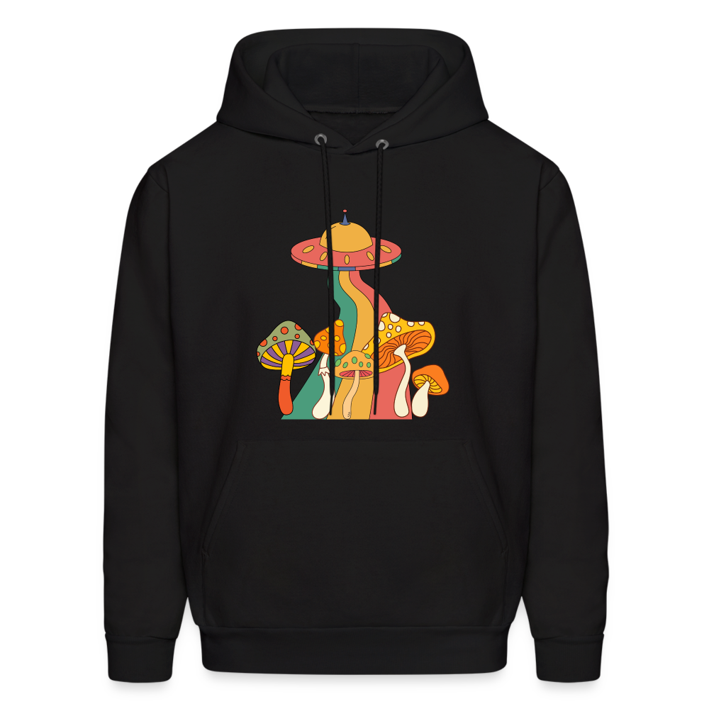 Space Mushies Hoodie - black