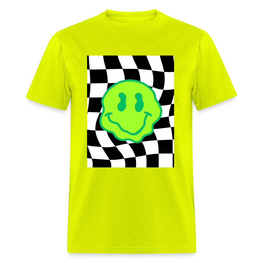 Smiley Unisex Classic T-Shirt - safety green
