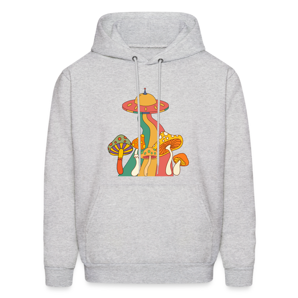 Space Mushies Hoodie - ash 