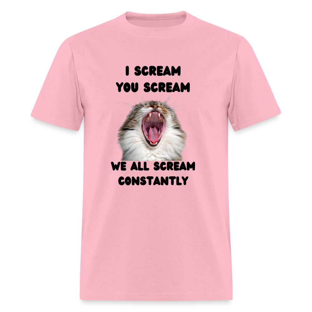 We all scream Unisex Classic T-Shirt - pink