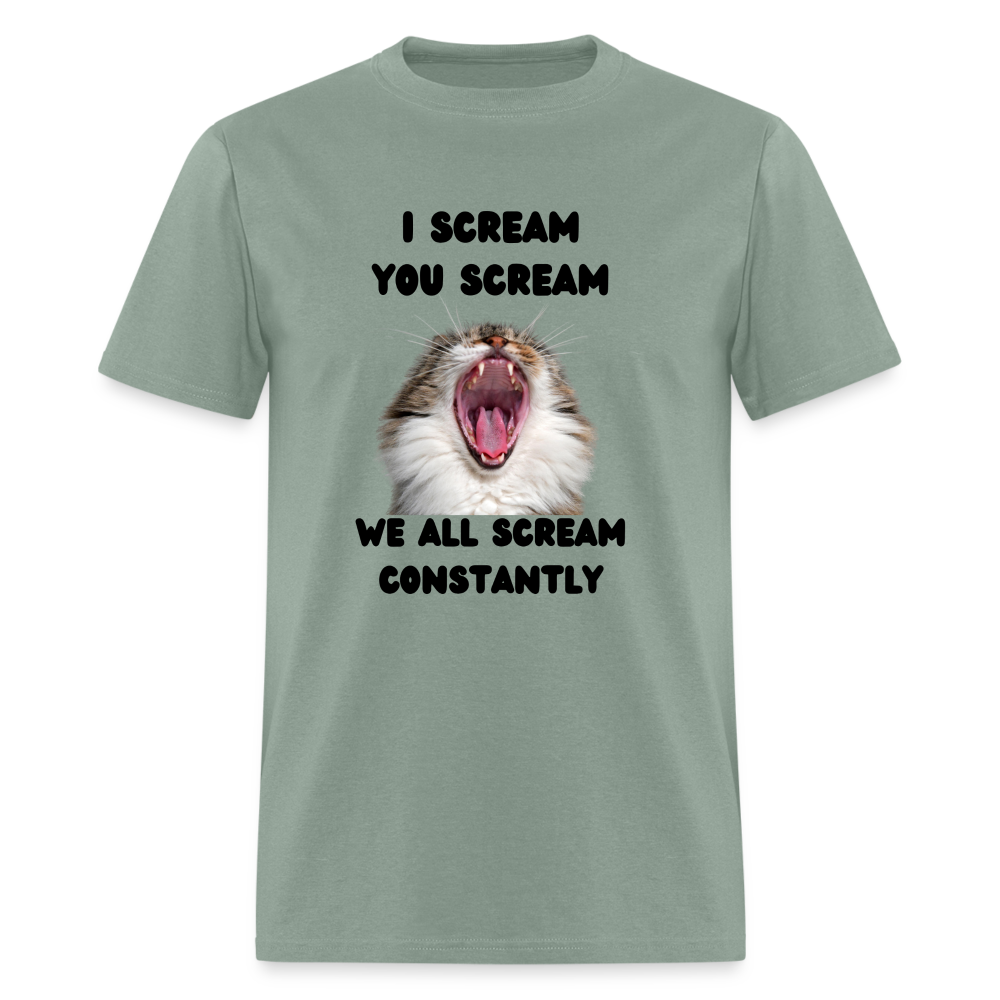 We all scream Unisex Classic T-Shirt - sage