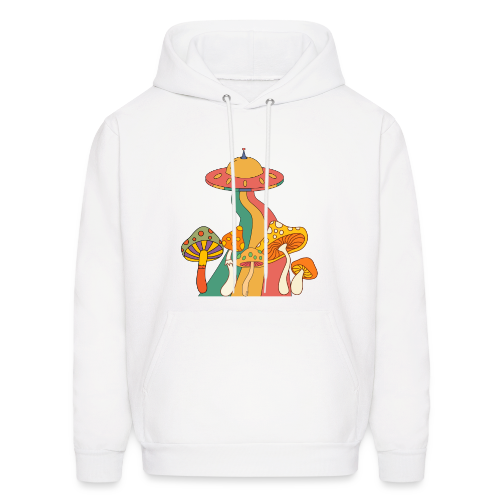 Space Mushies Hoodie - white