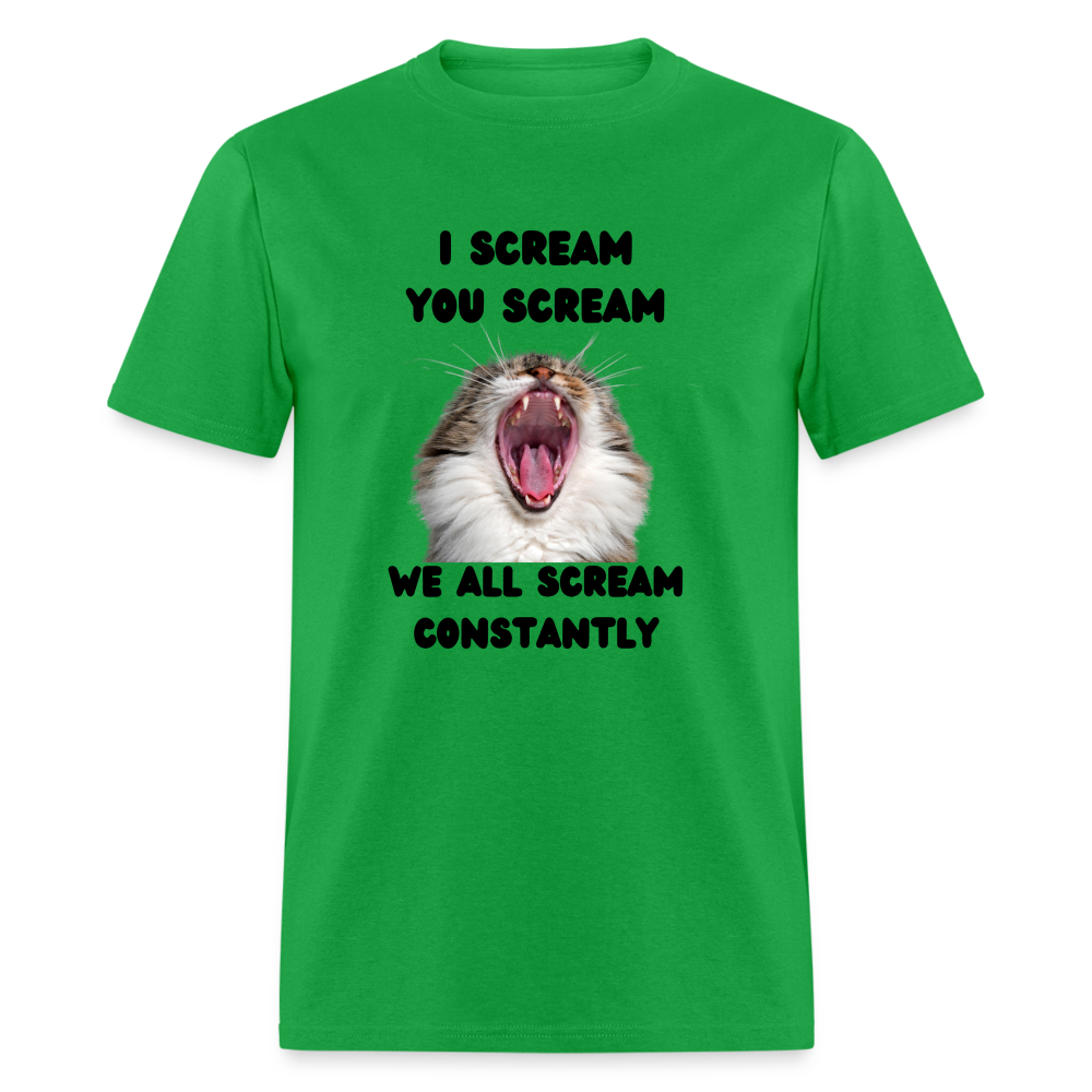 We all scream Unisex Classic T-Shirt - bright green