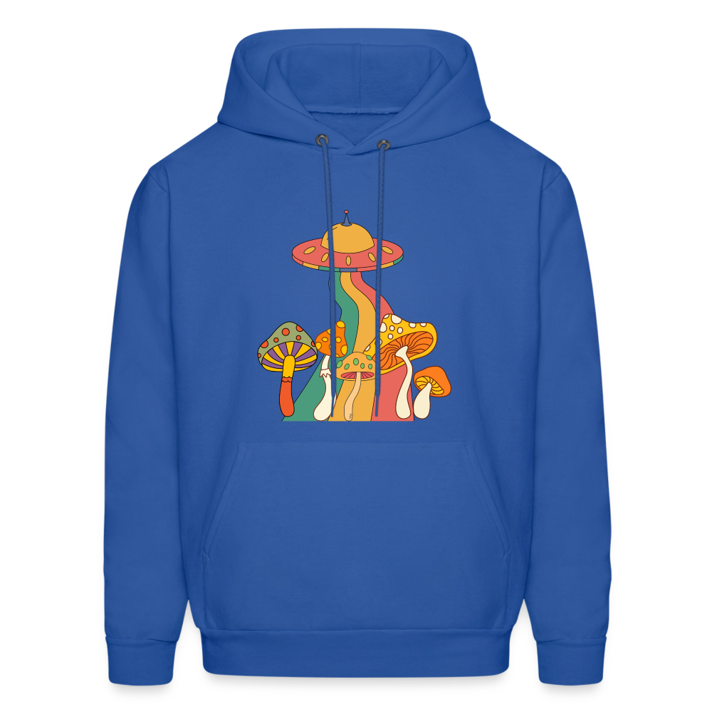 Space Mushies Hoodie - royal blue
