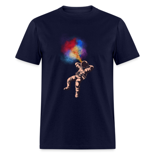 Intergalactically High Unisex Classic T-Shirt - navy