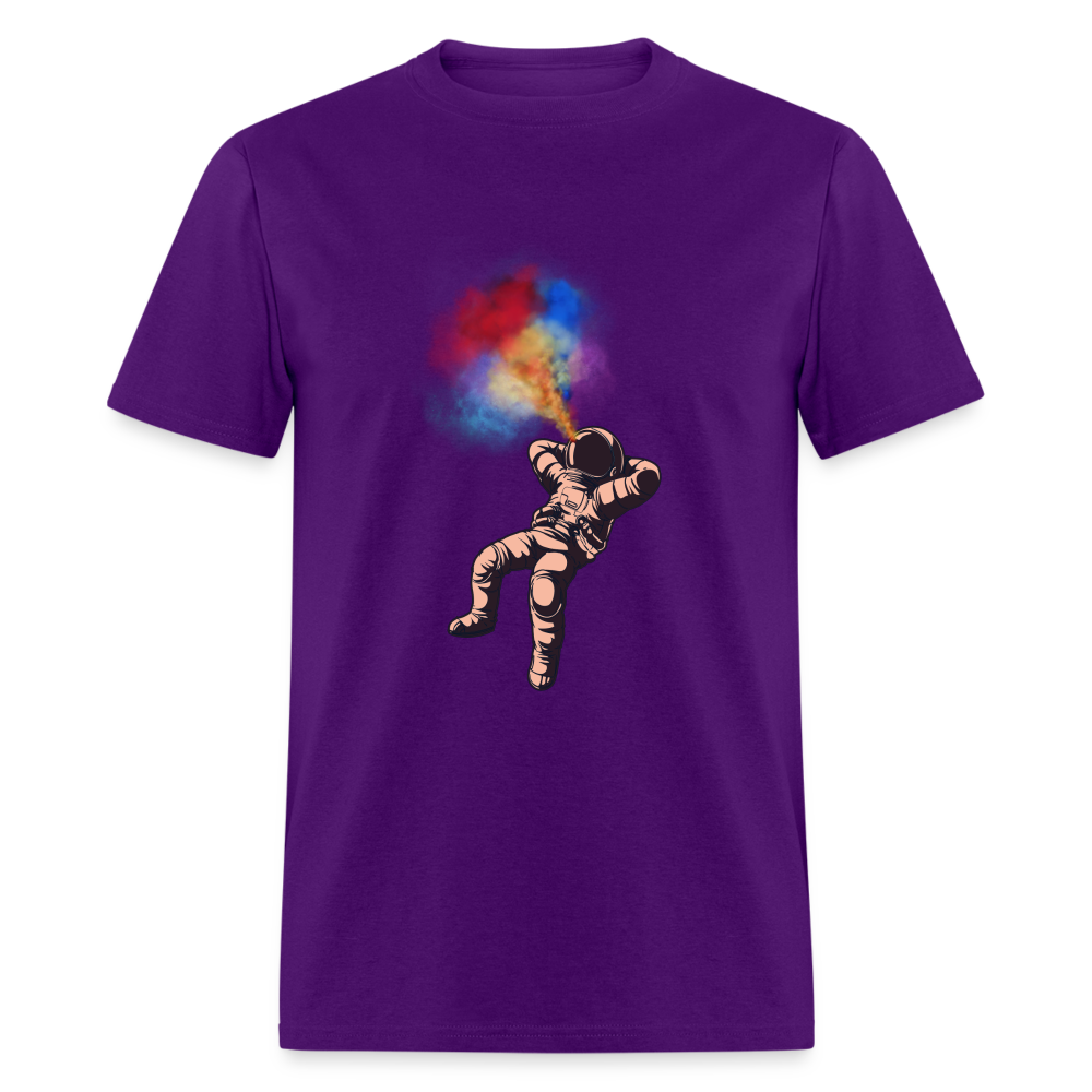 Intergalactically High Unisex Classic T-Shirt - purple