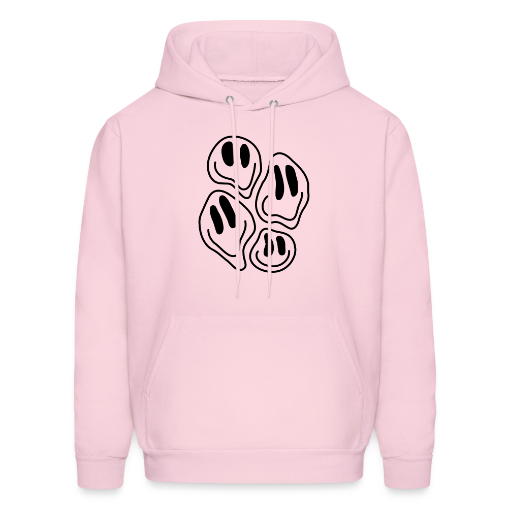 Droopy Smiles Hoodie - pale pink