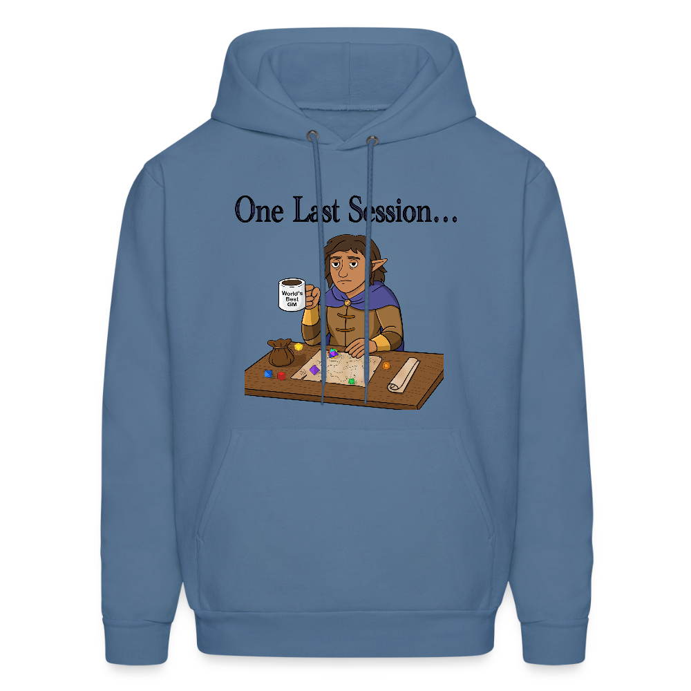 One Last Session Hoodie - denim blue