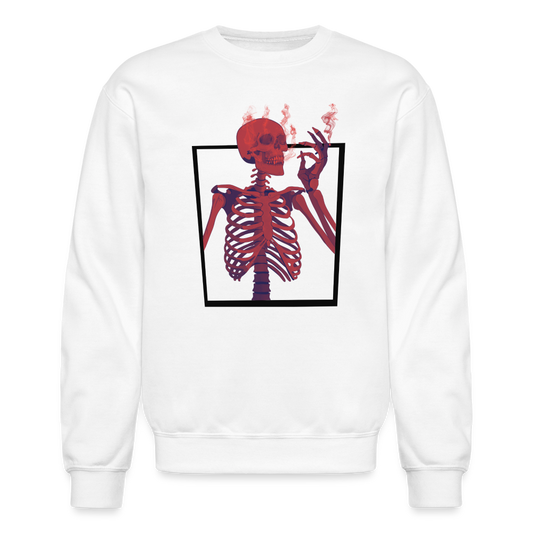 Stoned to Death Crewneck Sweatshirt - white