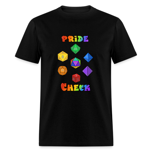 Pride Check Classic T-Shirt - black