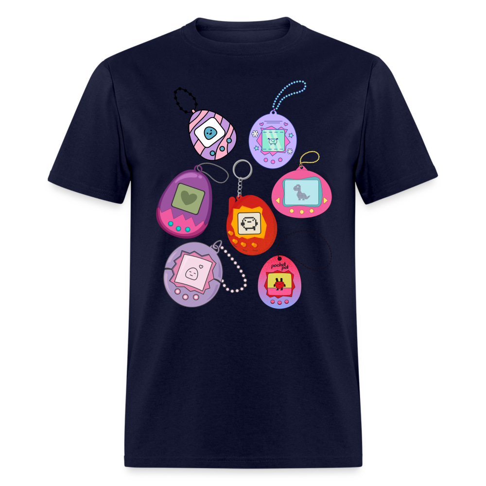 Tamagotchi Unisex Classic T-Shirt - navy