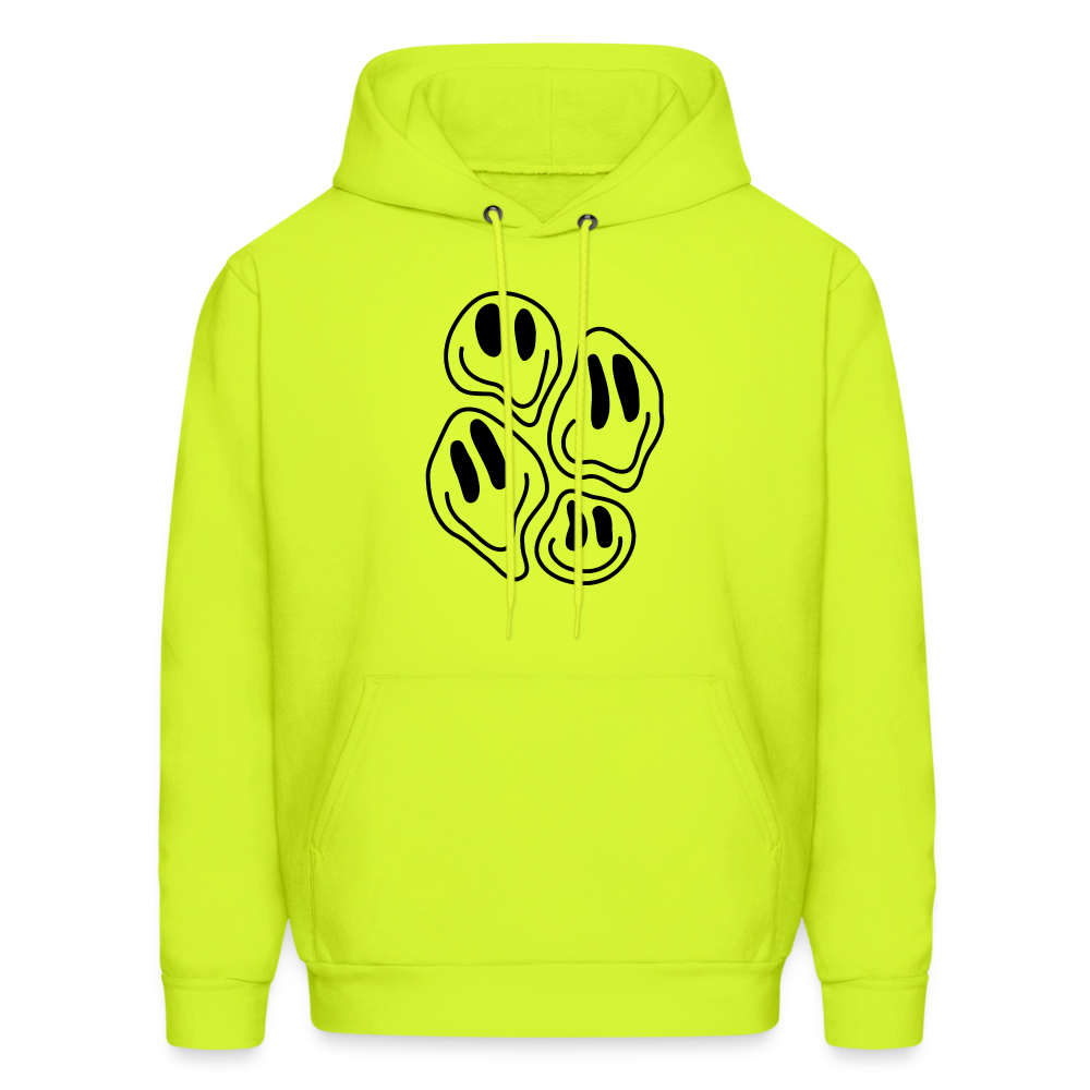 Droopy Smiles Hoodie - safety green
